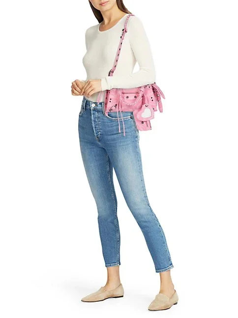 Balenciaga Neo Cagole XS Handbag BB Monogram Denim bag