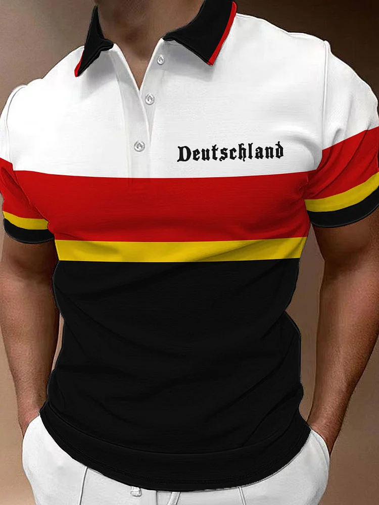 Männer Deutschland lässig Polo Shirt