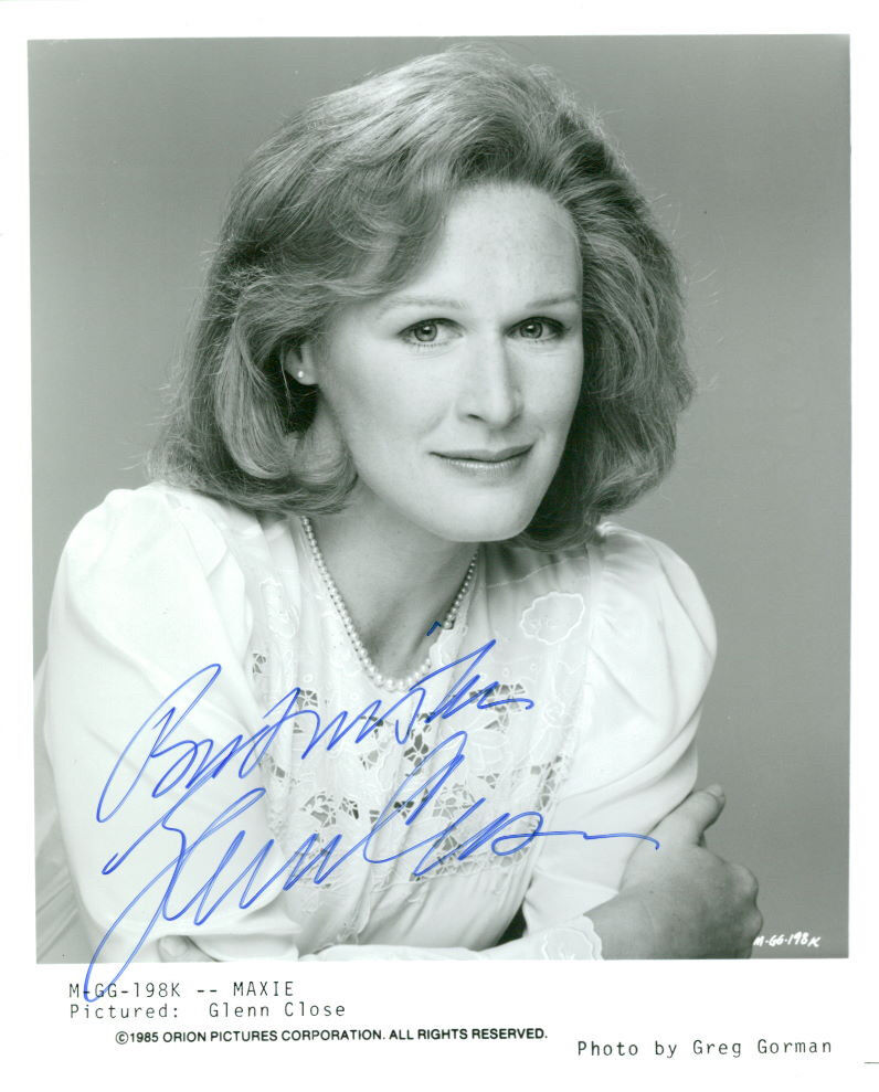 Glenn Close (Vintage) signed Photo Poster painting COA