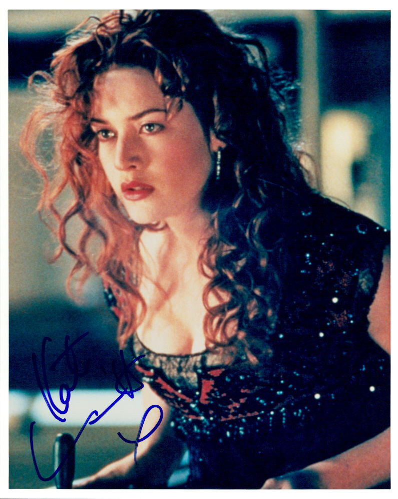 Kate Winslet (Titanic) signed authentic 8x10 Photo Poster painting COA