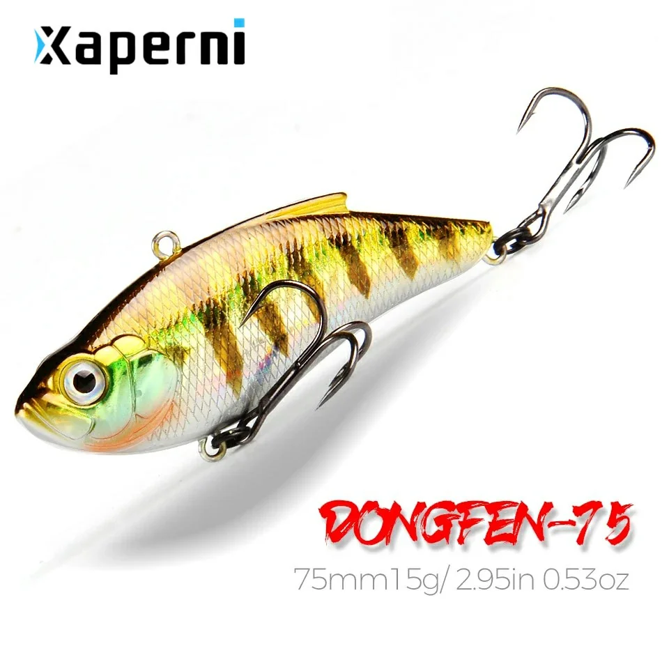 Xaperni 75mm15g Top professional Wobblers fishing tackle fishing lures vibration bait for ice fishing Artificial accessories