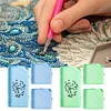 (US Only)6Pcs Diamond Art Tray Rhinestone Sorting Tray Diamond Painting Tray (Blue Green)