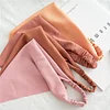 8PCS Plain Color Triangle Scarf Hair Band