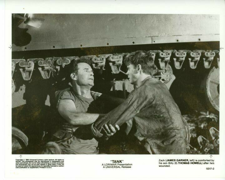 James Garner C. Thomas Howell Tank original press Photo Poster painting