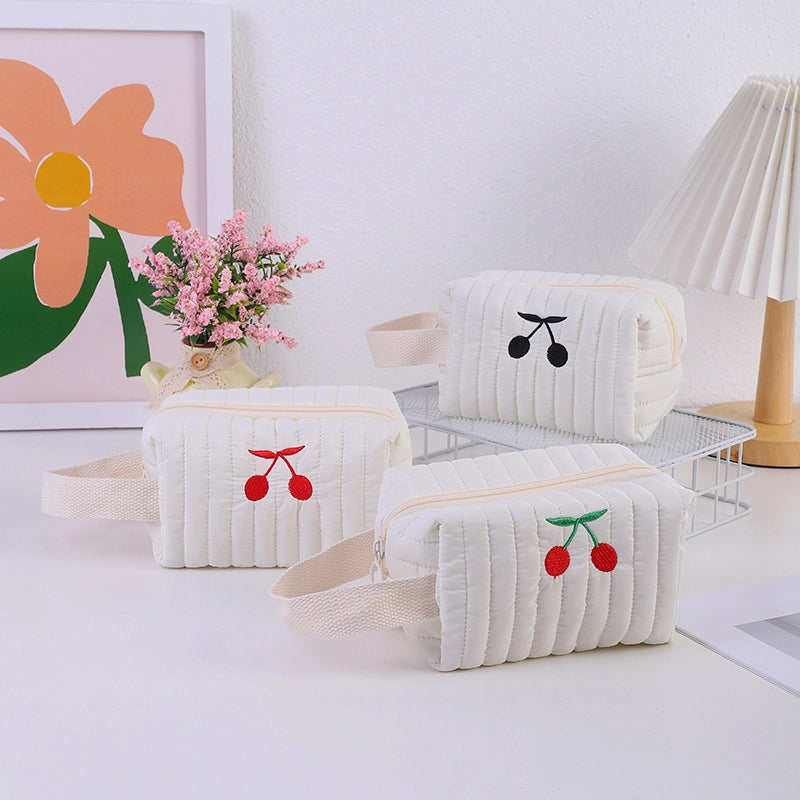 Cherry Class School Korean Style Pencil Case