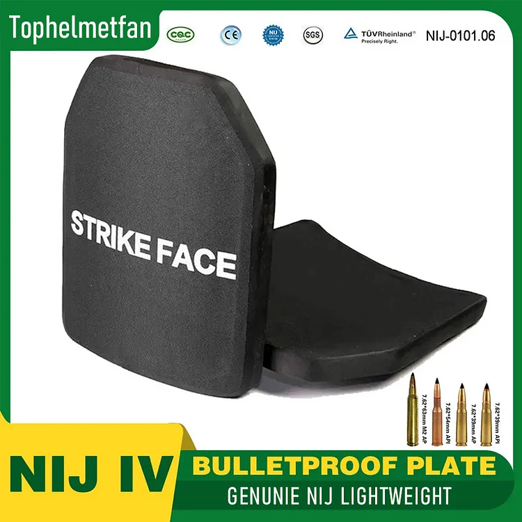 Ceramic Silica Nij Level IV Lightweight Bulletproof Plate 5.56×45mm Protection（Only the first 50 PCS）