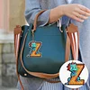 Diamond Painting Double Sided Dinosaur Letters Z Keychain Pendant
