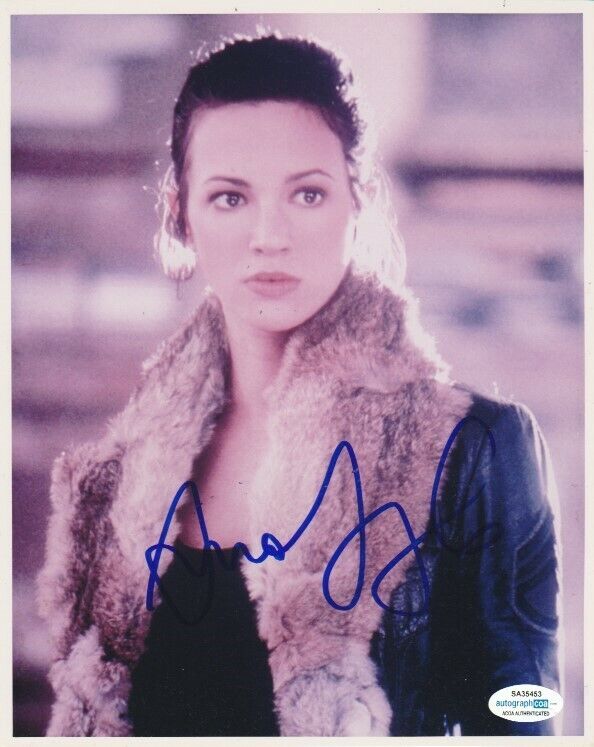 BEAUTIFUL ACTRESS ASIA ARGENTO SIGNED 8x10 Photo Poster painting! XXX LAND OF THE DEAD ACOA COA