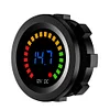 LED Digital Color Display Voltmeter Volt Panel Meter for 12V Car Motorcycle