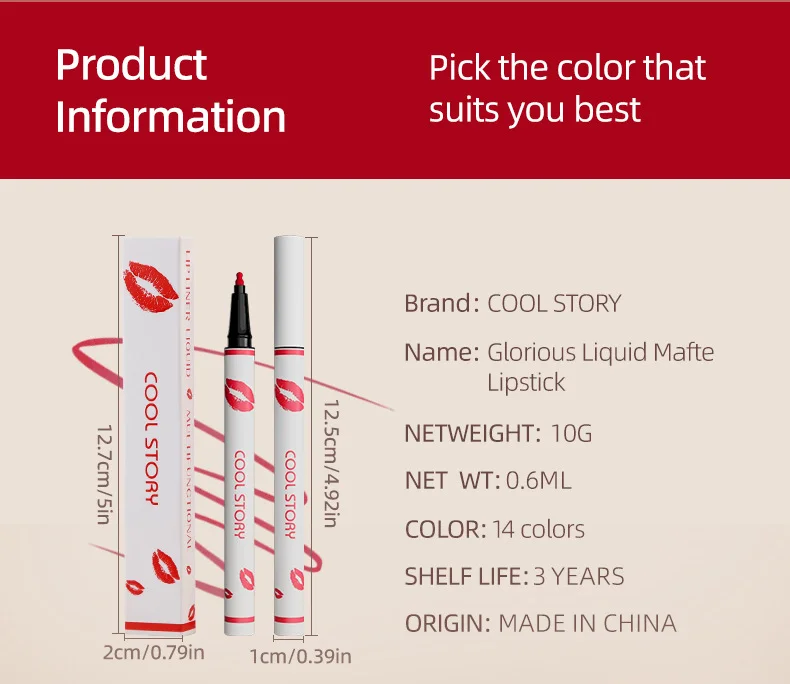 ✨Longwear Liquid Lip Liner⏰Promotion 49% OFF Limited Time🛒