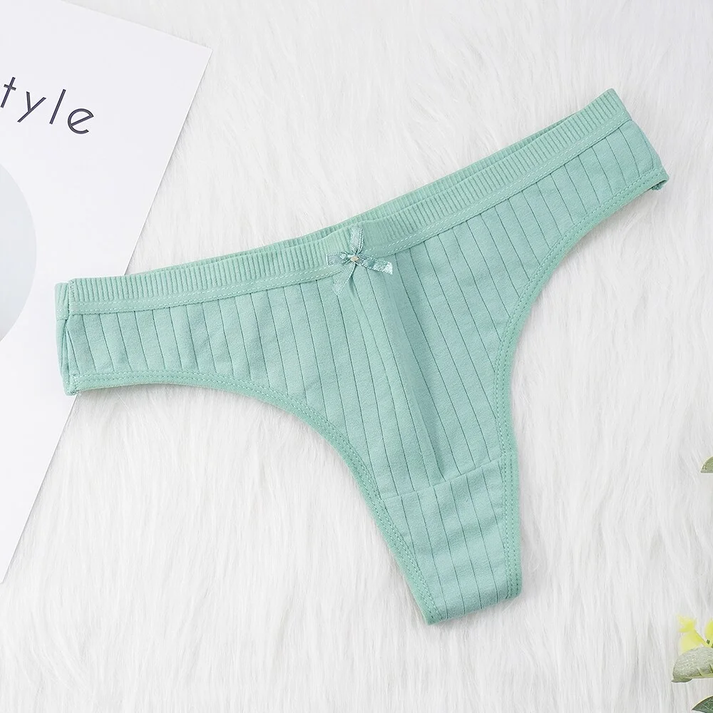 Billionm Pcs Women Tanga Cotton G String Briefs Underwear Fashion Sexy Panties Ladies G-string Soft Lingerie Thong Hot Low Rise M-XXL