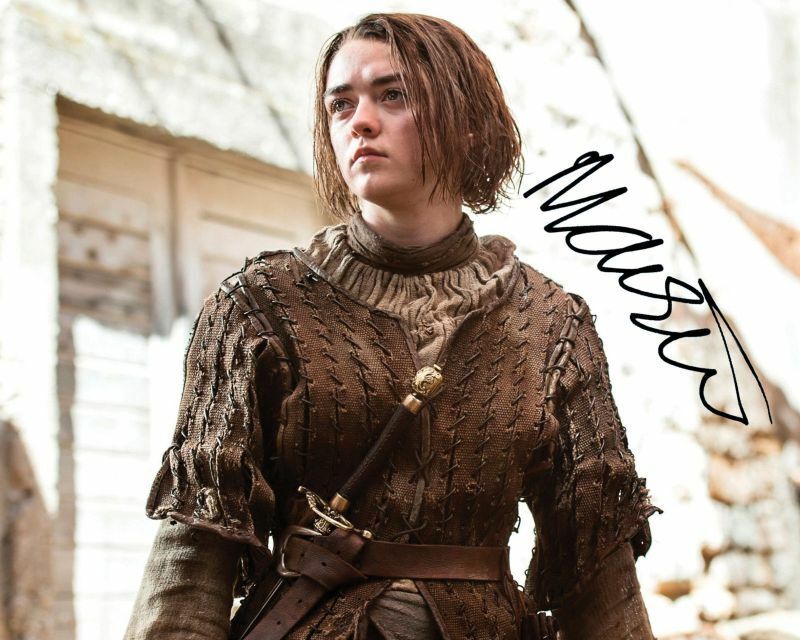 Maisie Williams - Game Of Thrones Autograph Signed Photo Poster painting Print