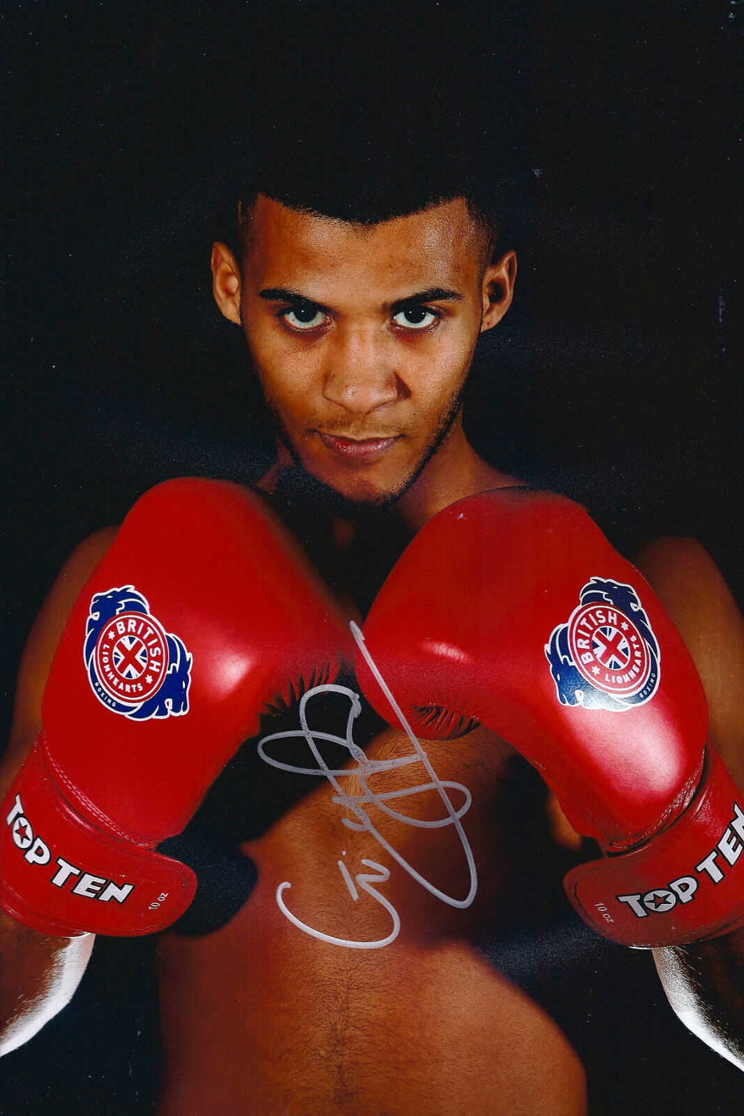 Gamal YAFAI Signed 12x8 Autograph Photo Poster painting AFTAL COA England Elite Boxing Squad