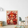 Dragon - 14CT Stamped Cross Stitch 32*43cm/12.6*16.93in