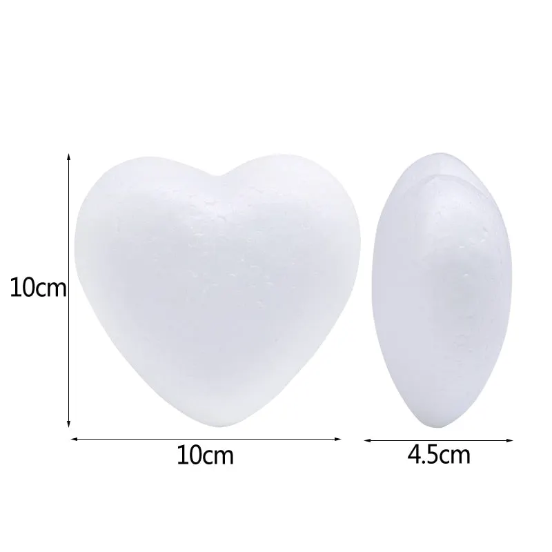 1Pcs Modelling Polystyrene Styrofoam White Foam Bear Mold Teddy For Valentine's Day Gifts Birthday Party Wedding Decoration
