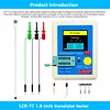 Transistor Tester with TFT Display Diode Triode Capacitance Meter LCR ESR Meter for Diode Triode Capacitor Resistor Transistor