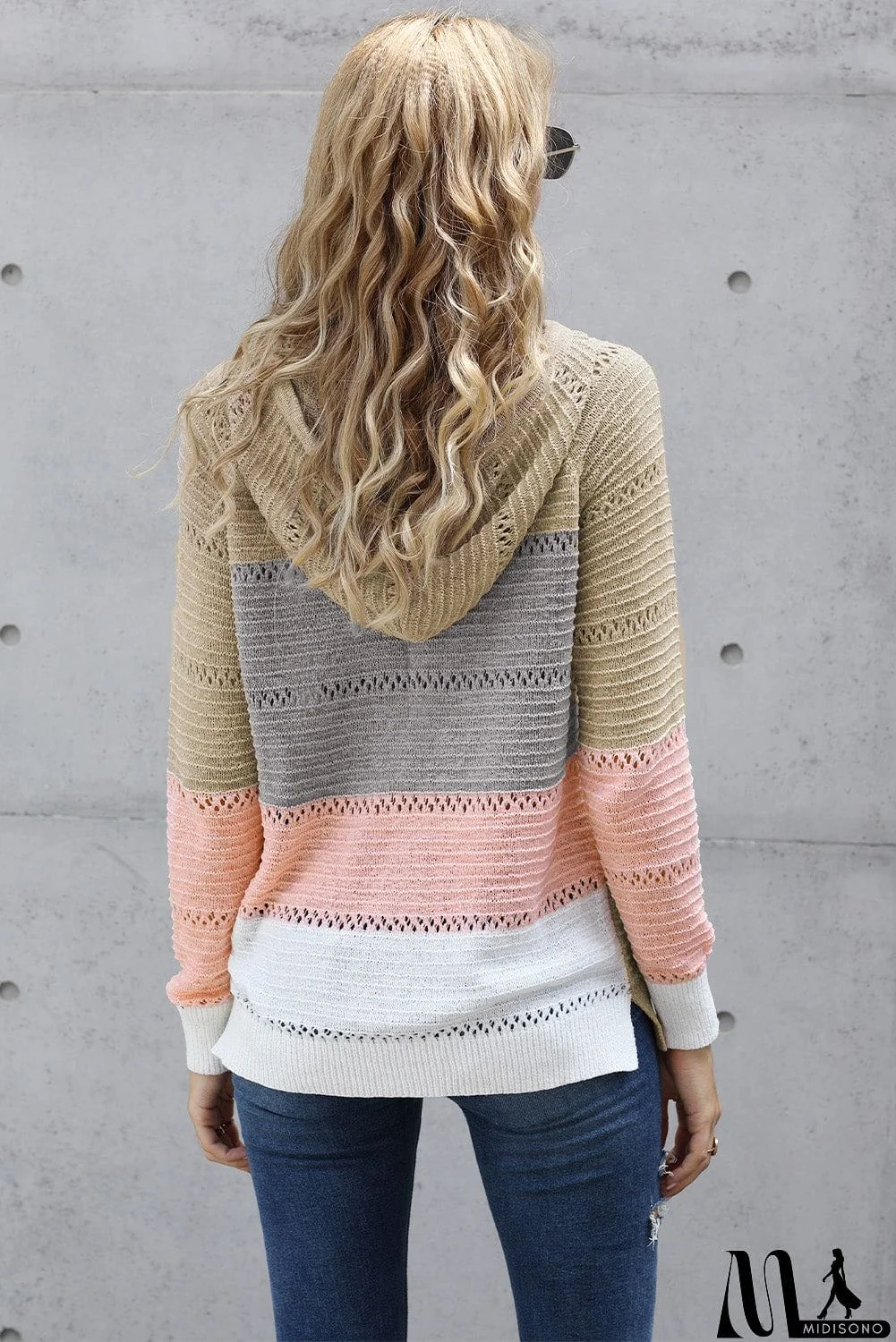 MidiSono - Classic Beach Bonfire Knitted Hoodie