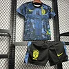 2024-2025 Brazil Special Edition Dark Blue Kids Size love fball