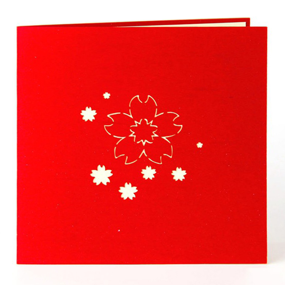 

Handmade Rose 3D Pop Up Card Hollow Greeting Cards Birthday Valentine Gifts, 501 Original