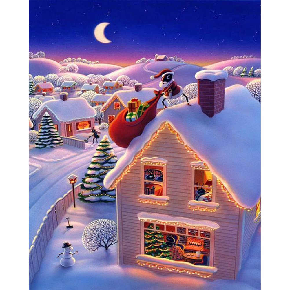 

Santa Claus Gifts - Round Drill Diamond Painting - 40*50CM, 501 Original