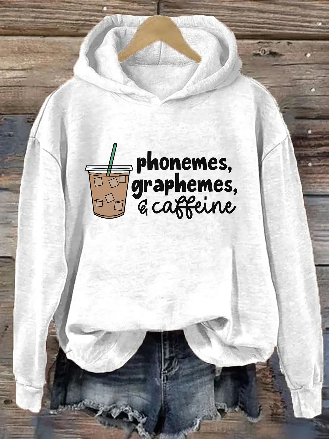 Phonemes Graphemes And Caffeine Hoodie