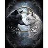 Diamond Painting-Round AB Drill Wolf(45*55CM)