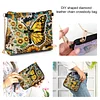 DIY Butterfly Special Shaped Diamond Painting Leather Crossbody Bags Chain Clutch Kit