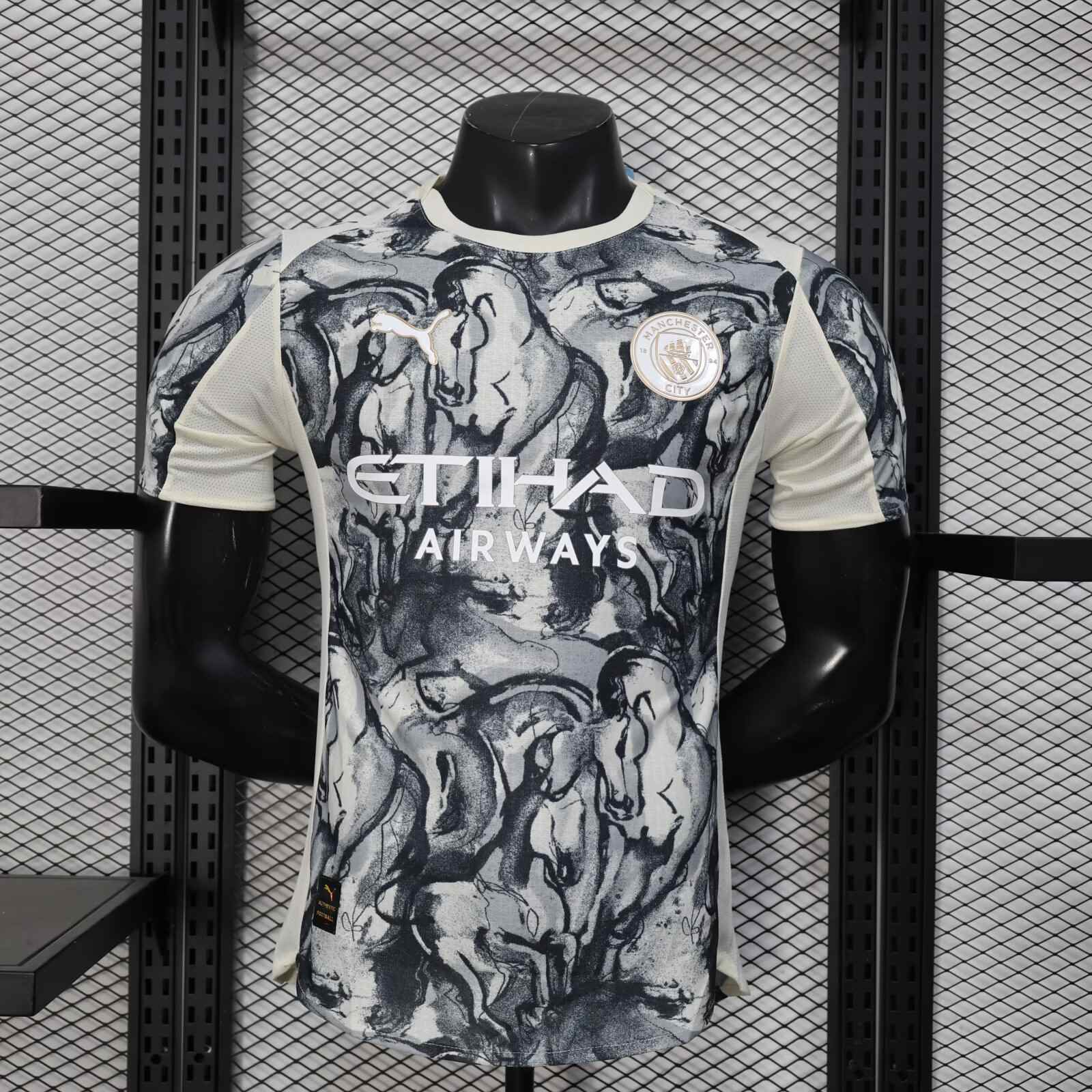 2025/2026 Player Version Manchester City New Year Version Football Shirt 1:1 Thai Quality（The player version jersey is a bit tight, please pay attention to the size selection）
