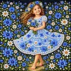 Flower Girl-Diamond Painting Pearl Art Kit(30X30cm)