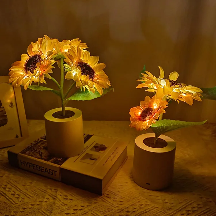 LED Sunflower Night Light - Appledas