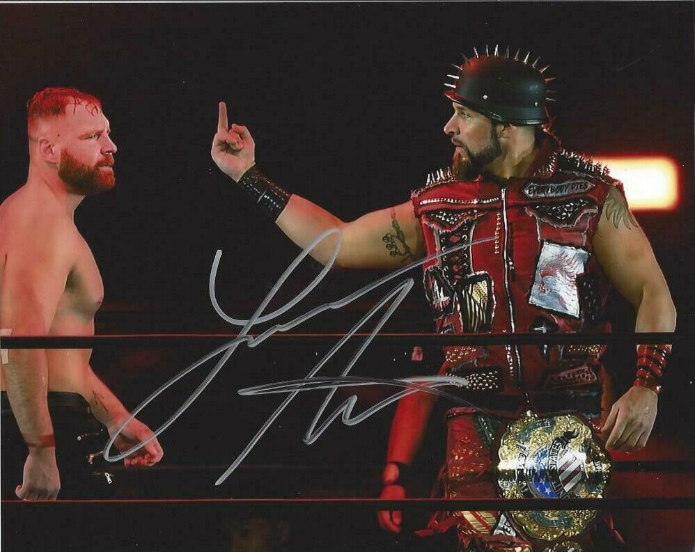 Lance Archer autographed 8x10 TNA  Ship Vance Hoyt WWE AEW Murderhawk #28