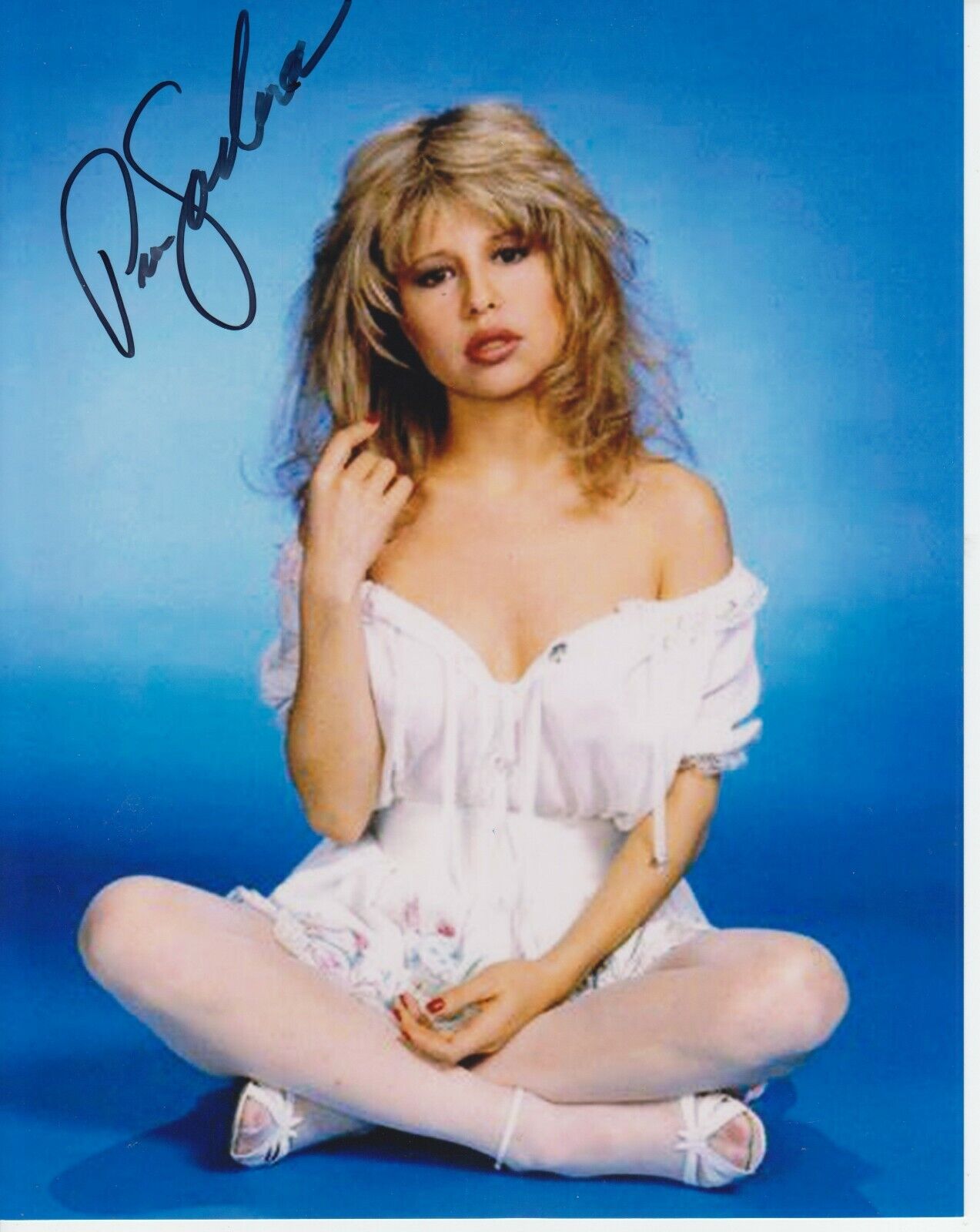 Pia Zadora 8x10 Signed Photo Poster painting w/ COA Actress #1