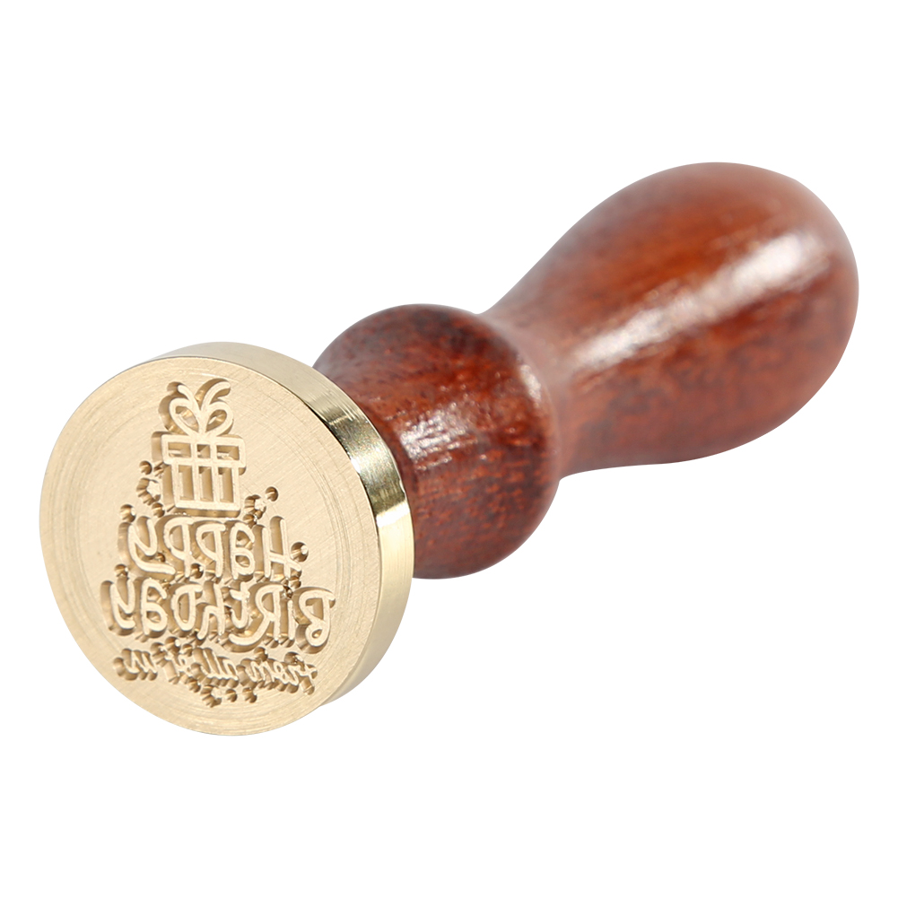 

Happy Birthday Retro Wax Seal Stamp - Wax Seal Stamp, 501 Original