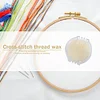 Water-soluble Embroidery Thread Beeswax Block with Box DIY Cross Stitch Wax