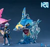 1/20 Scale World Zukan Villainous team Series 001 Team Aqua & Team Magma - Pokemon Resin Statue - PCHouse Studios