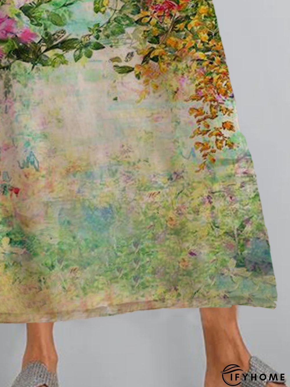 New Women Chic Vintage Floral Boho A-Line Vintage Skirt | IFYHOME