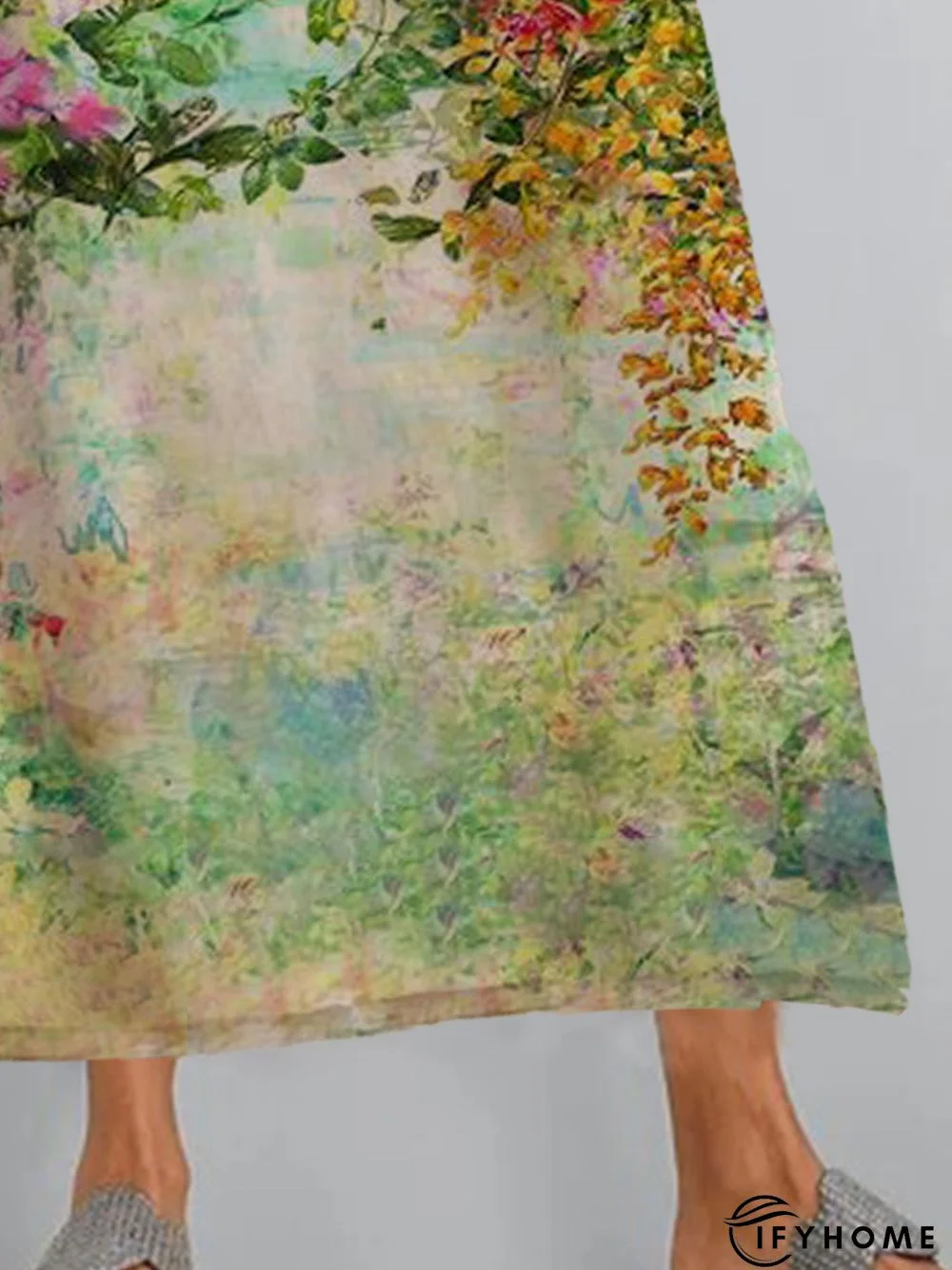 New Women Chic Vintage Floral Boho A-Line Vintage Skirt | IFYHOME