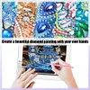 Crystal Crescent Castle - Partial Special Shaped Diamond Painting 30*30cm