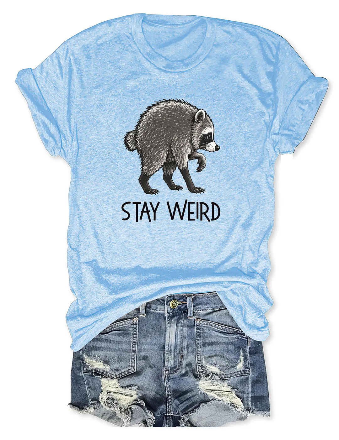 Stay Weird Jimothy Raccoon T-shirt
