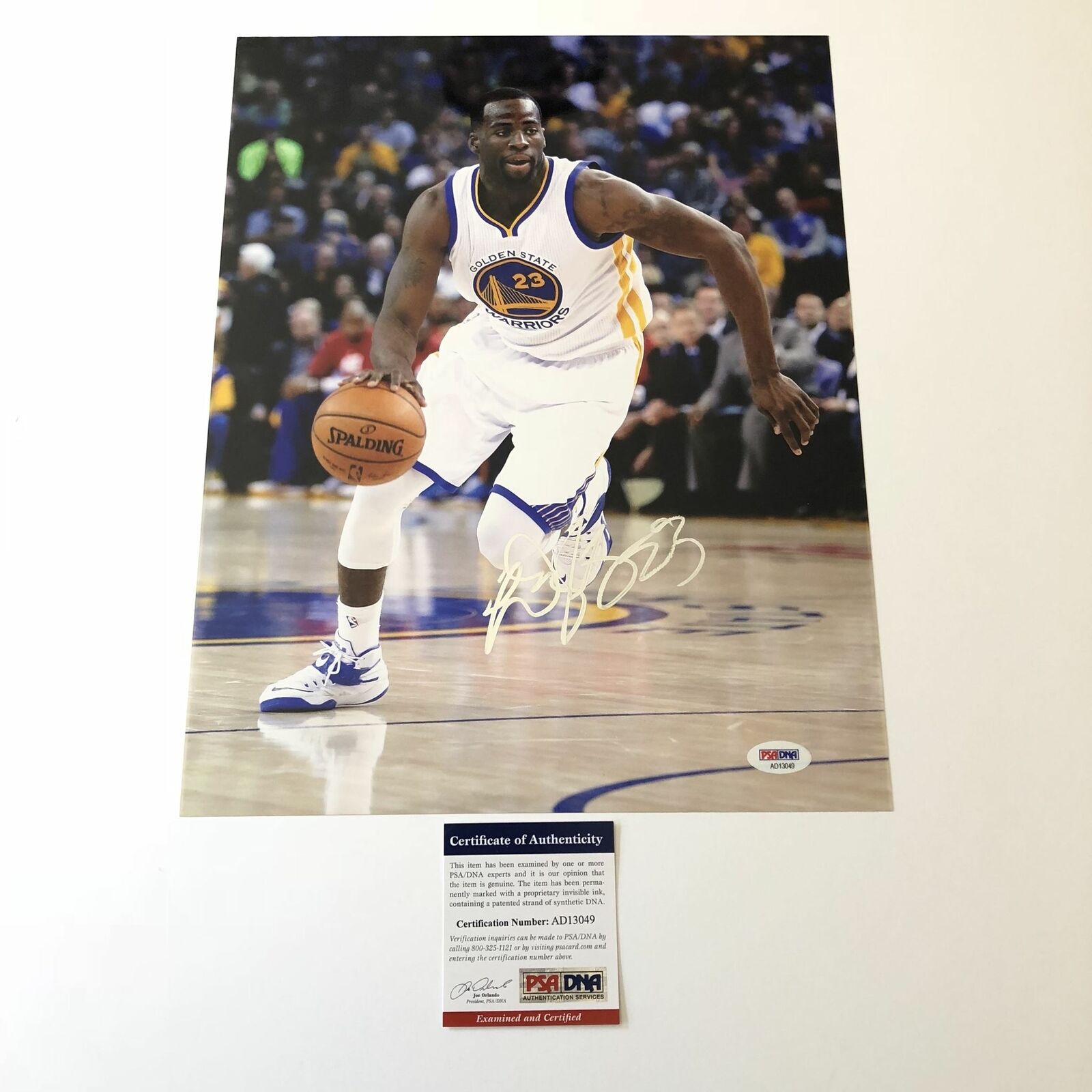 Draymond Green signed 11x14 Photo Poster painting PSA/DNA Golden State Warriors Autographed