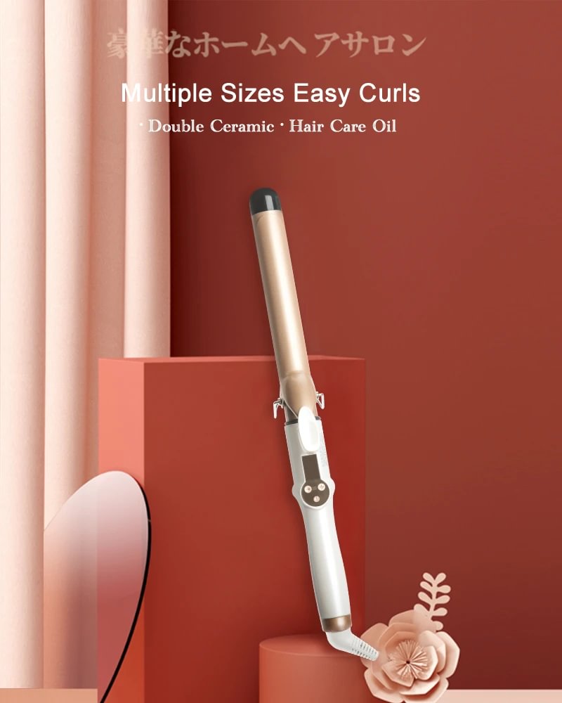 OTEYA Double Ceramic Coating Multi-functional Curling Iron
