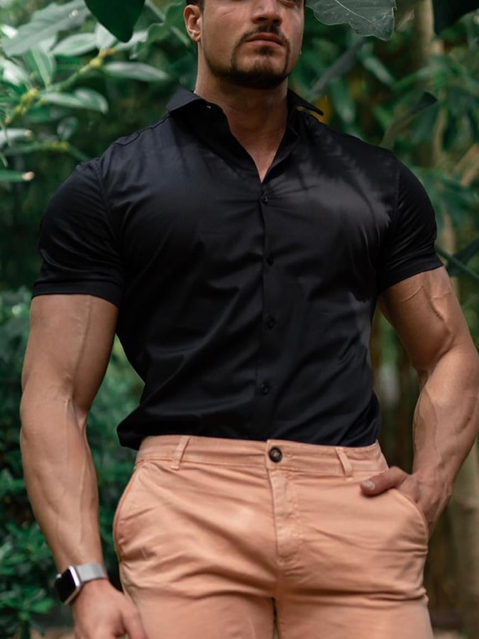 Men's Casual Versatile Cotton Shirt