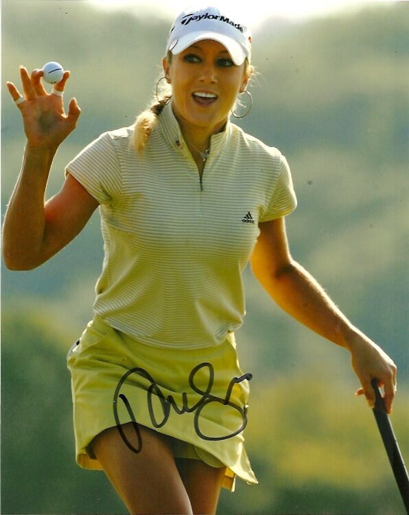 LPGA Natalie Gulbis Autographed Signed 8x10 Photo Poster painting COA 17