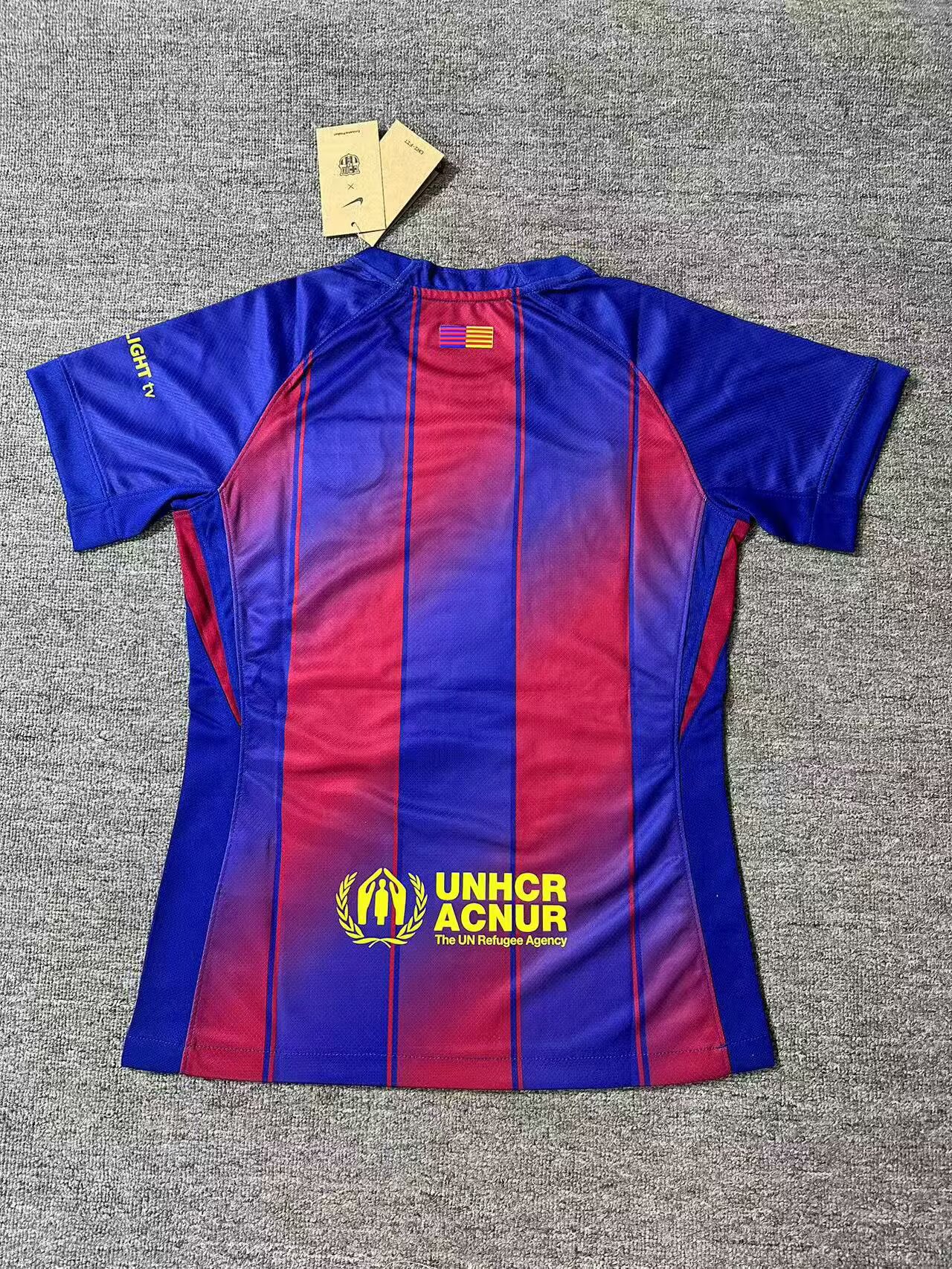 25/26 Barcelona Home Women Football Shirt Thai Quality