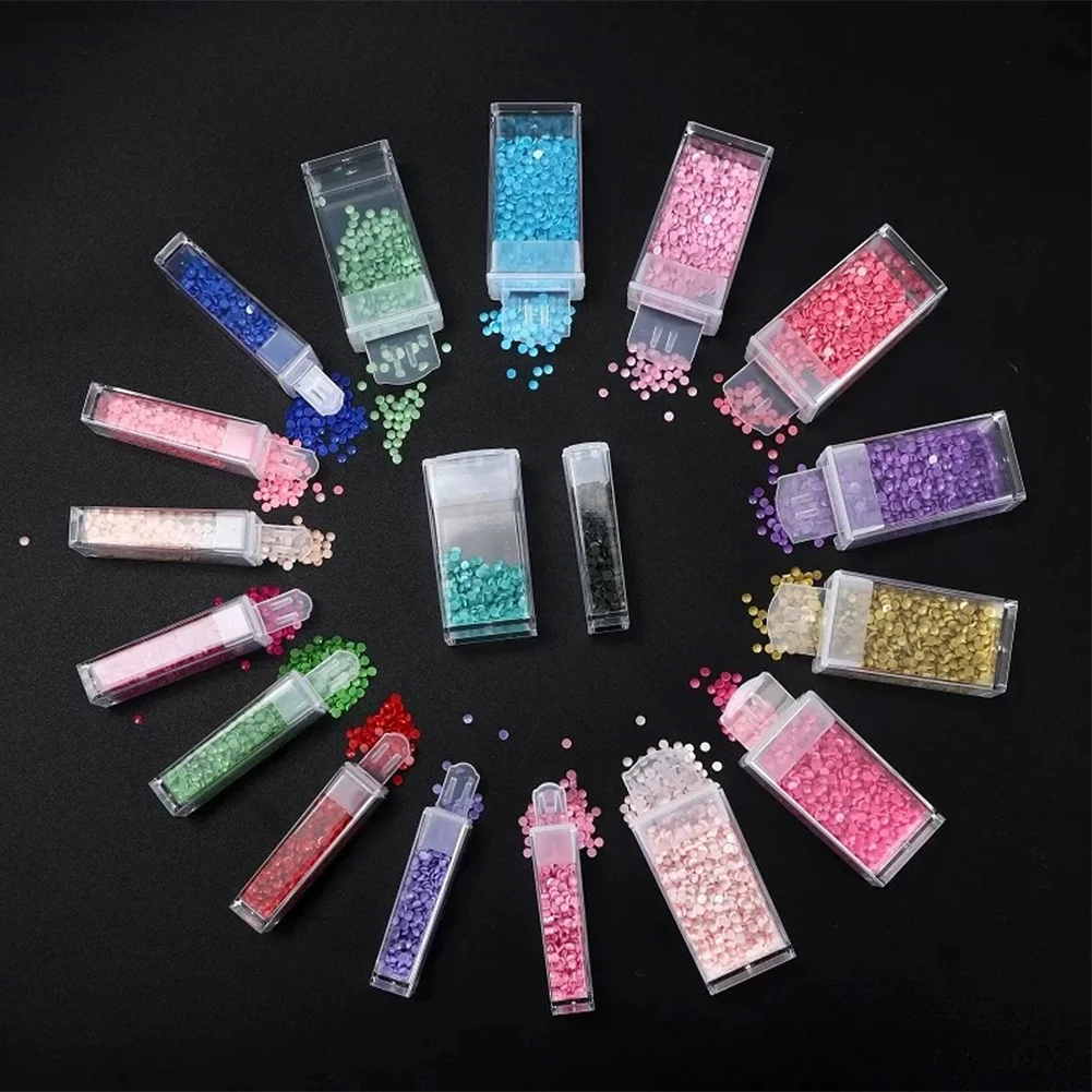 48 Slots Container Case Clear DIY Craft Storage for Embroidery Tools