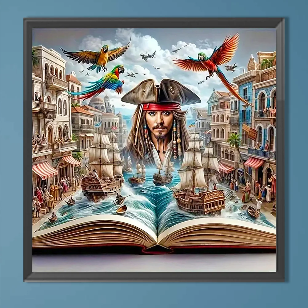 Diamond Painting - Full Round Drill - Pirates of the Caribbean(Canvas|50*50cm)