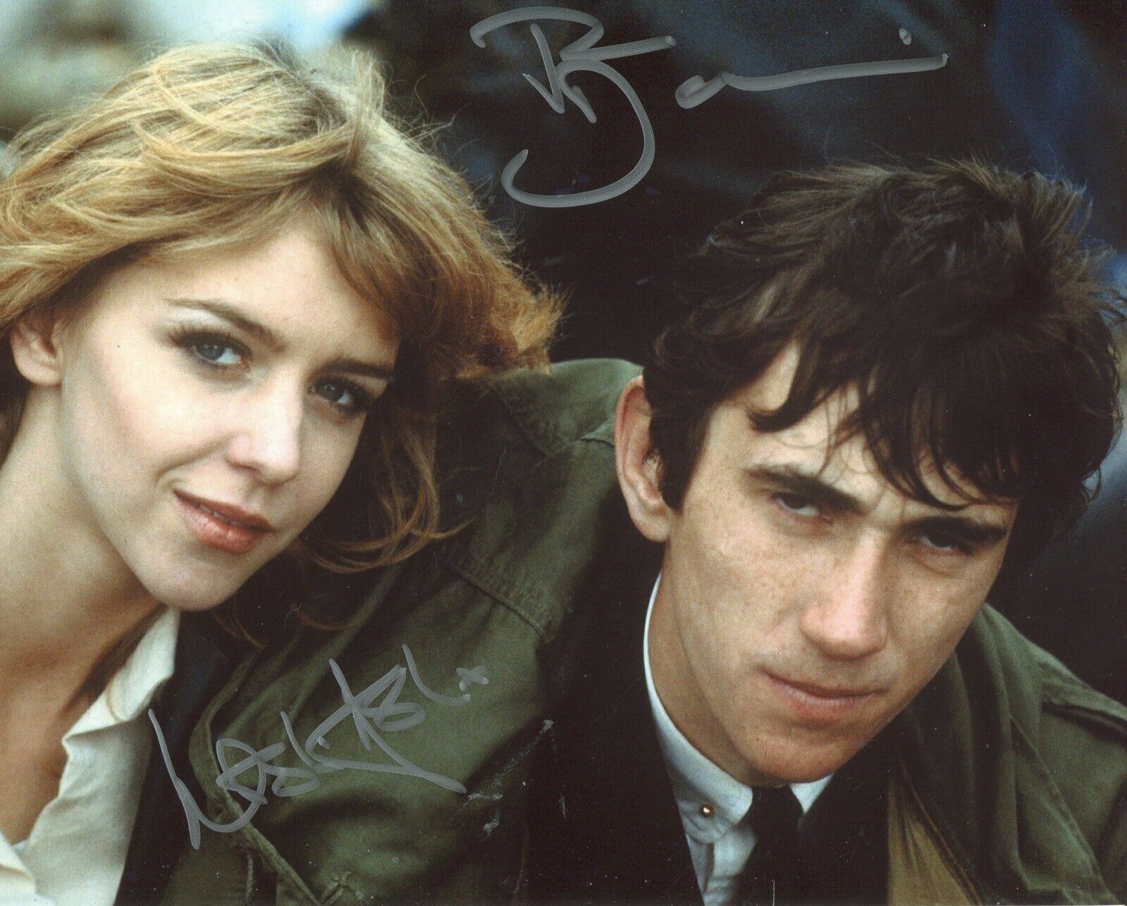 Phil Daniels and Leslie Ash signed QUADROPHENIA 8x10 movie scene Photo Poster painting IMAGE C