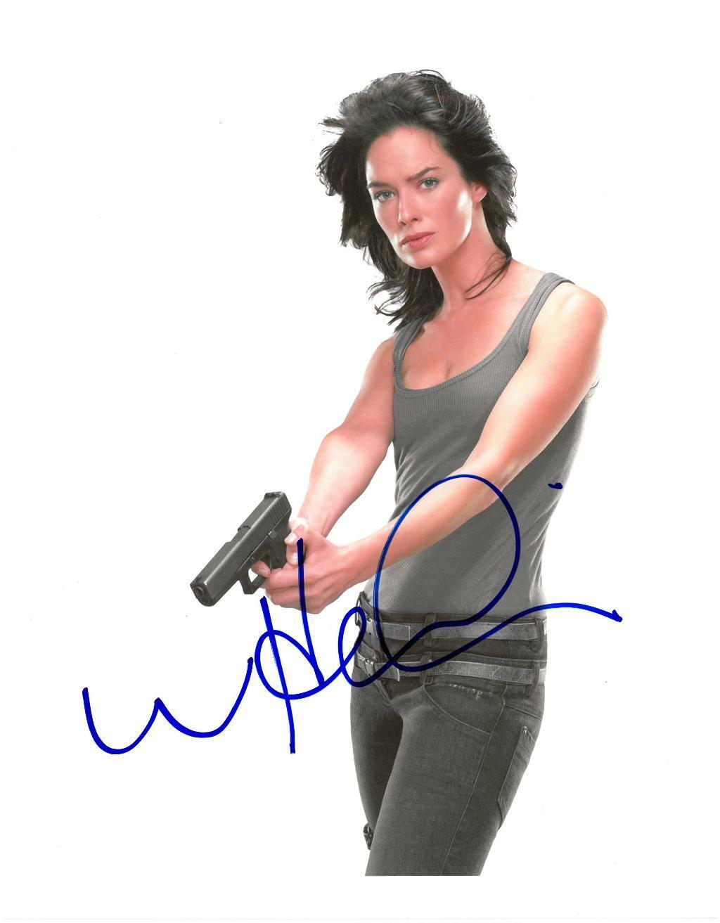 Lena Heady Signed Terminator Authentic Autographed 8.5x11 Photo Poster painting BECKETT #Z83757