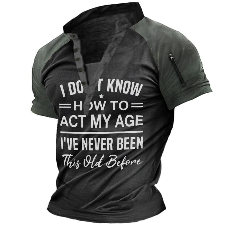 Men‘s Vintage Outdoors Henry Short Sleeve T-Shirts