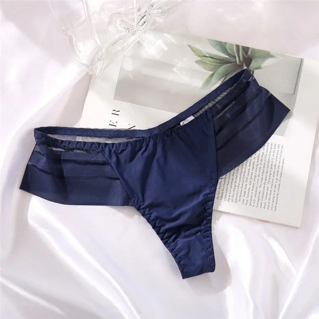 M-XL Perspective G-String Sexy Thongs Women Panties Seamless Low Waist Hollow Out Female Underpants Girls Intimates Lingerie